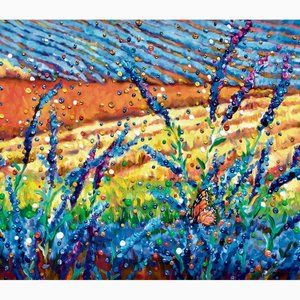 Puzzles With Hart by Julia Watkins Lavender Fields 1000 Pc 24x30 New Sealed
